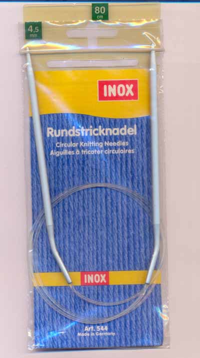 Rundsticknadel INOX 4,5 mm 80 cm lang